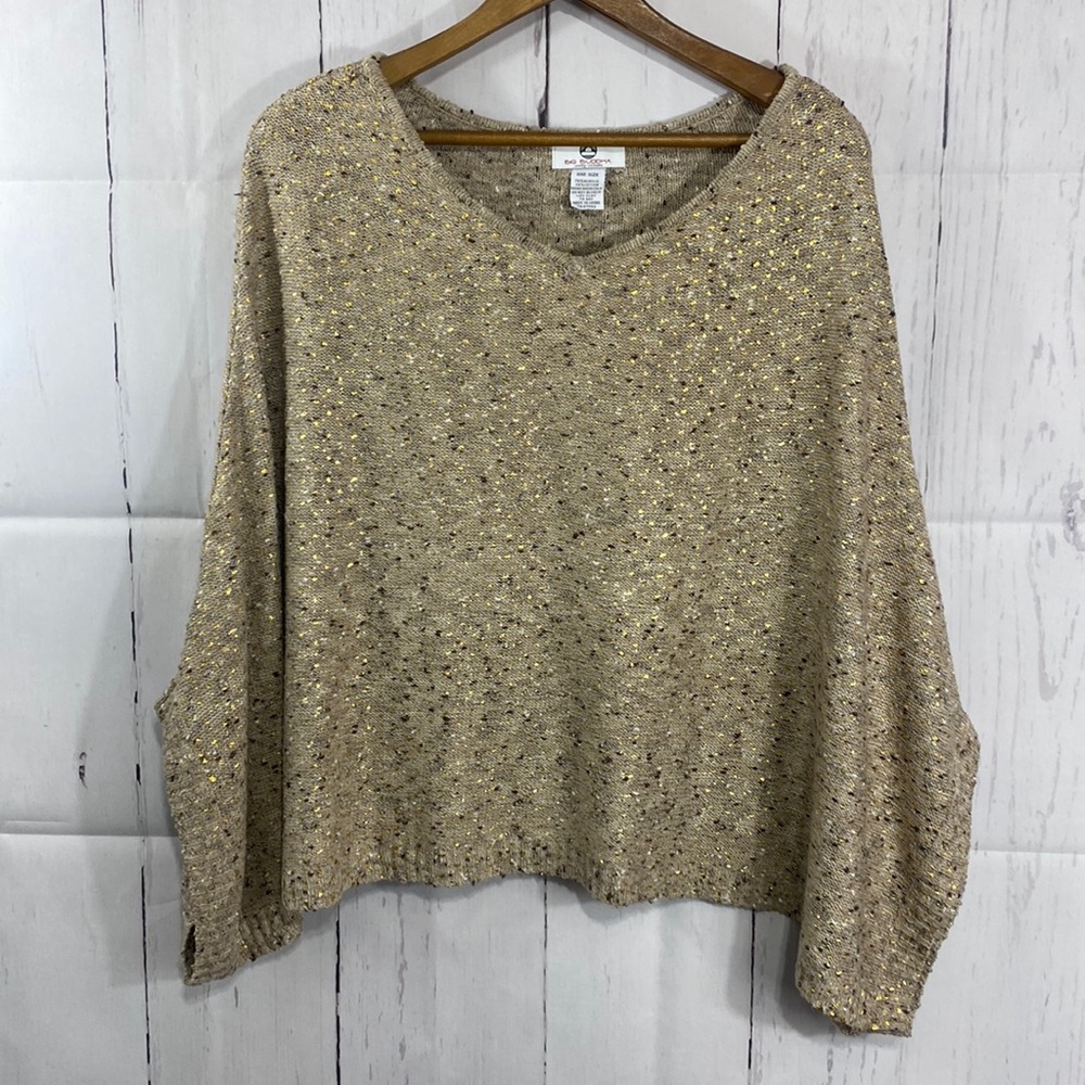 Big Buddha poncho sweater. One size
